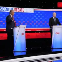 Biden opens debate with several verbal missteps as he tries to press criticism against Trump