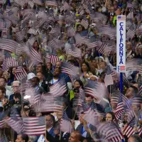 Harris' big moment, Dems' rising stars, Gaza protesters shut out. Takeaways from DNC's last night