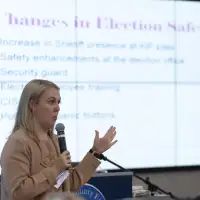 Election officials prepare for threats with panic buttons, bulletproof glass