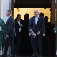 Biden suggests he'd like to smack 'macho guys' during final campaign stop
