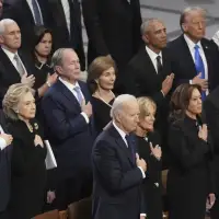 Jimmy Carter's funeral brings together 5 current and former presidents to honor one of their own