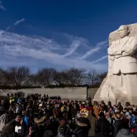 Civil rights leaders and King family mark MLK Day as a special call to action as Trump takes office