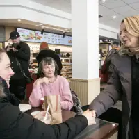 Ontario NDP pledges grocery rebate as PC leader Ford touts border security measures