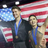 Bridging the political divide: US and Canadian skaters hope sports can unify during worlds in Boston