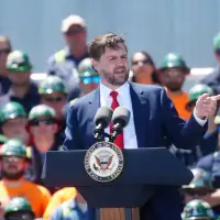Vance heralds 'industrial renaissance' in his visit to a South Carolina steel plant