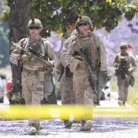 Marines take over some security in LA while cities across US prep for 'No Kings' rallies