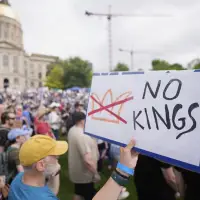 Protesters crowd into streets, parks and plazas at anti-Trump 'No Kings' demonstrations across US