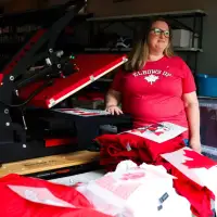 Interest in 'elbows up' merchandise waning ahead of Canada Day, businesses say