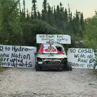 Hydro-Quebec suspends work at planned electric station in Labrador amid protests