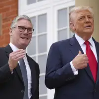 Britain's prime minister presses Trump on 'desperate' situation in Gaza during meeting in Scotland