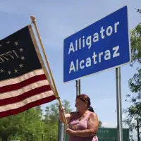 Florida updated agreement on handling detainees at 'Alligator Alcatraz,' but a month after it opened