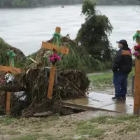 A rural Texas county was missing some of its key leadership in the initial hours of flood crisis