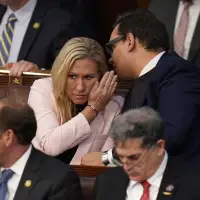 Marjorie Taylor Greene calls for George Santos' 7-year sentence to be commuted