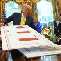 Trump defends the US economy with charts after job reports showed warning signs