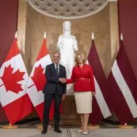 In Riga, Carney extends Canadian military mission in Latvia by three years to 2029