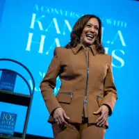 Harris faces protesters, condemns Israel's war in Gaza on first night of book tour