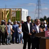 Fact File: Claims government built fake homes for photo op misleading