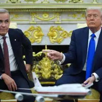 Trump says trade talks will make Carney 'very happy' but sticks to aggressive posture