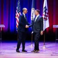 Virginia AG candidates Jay Jones and Jason Miyares clash over violent rhetoric in feisty debate