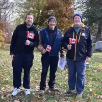 'Why we do it': More than 100 volunteers lay flags at soldiers' graves in Kingston