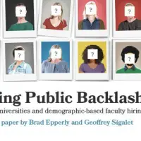 Risking public backlash? Canadian universities and demographic-based faculty hiring