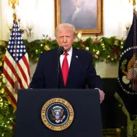Trump in White House speech says US economy is strengthening, despite weaker hiring and inflation