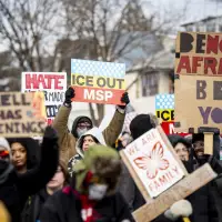 'You cannot break us': Protesters rally in Minneapolis after ICE fatal shooting