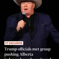 Trump officials met group pushing Alberta independence from Canada - Separatists from oil-rich province try to capitalise on friction between White House and Mark Carney
