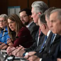 Smith defends Alberta separatists after Eby’s ‘treason’ remarks