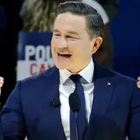 Poilievre wins leadership review with 87% support after rousing campaign-style speech