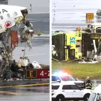 Two pilots flying Air Canada jet killed in collision with fire truck at N.Y. airport