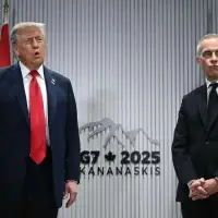 Mark Carney urges restraint as Donald Trump threatens Iran with devastating strike