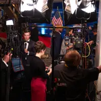 The night a big story came directly to Washington's journalists  -  hundreds of them