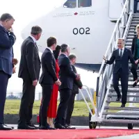 Carney visiting family's ancestral home in County Mayo today