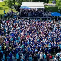 PC government officials post photo of Ford Fest crowd that appears to have been edited to make protesters look like supporters