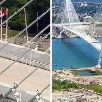 Trump slams Canada for disinviting them from Gordie Howe Bridge opening ceremony