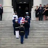 Lindsey Graham's funeral drawing Trump remarks and world leaders in Washington