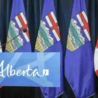Duelling symbols: Alberta and Canada flags creating division ahead of referendum