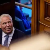 Ford says he was unaware party allegedly followed former Liberal leader to Jamaica, but 'stuff happens'
