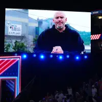 Democratic Sen. Fetterman speaks at a GOP midterm convention, fueling party-switch fears