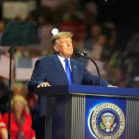 Trump defends Iran war, slams Democrats and promises cash at Republicans' midterm convention