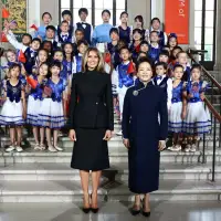 Melania Trump hosts China's first lady for an outing watched for diplomacy and style
