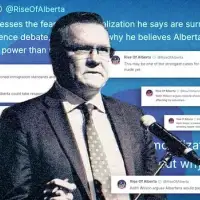 It's the biggest Alberta separatist account on the internet. It has links to a movement leader