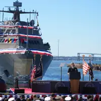 Trump highlights a big new defense project in Maryland, a blue state whose governor won't be there