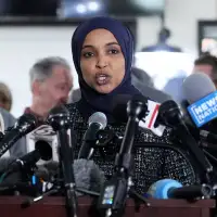 The Latest: Homeland Security agents searched Rep. Ilhan Omar's home