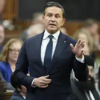Poilievre urges Conservatives to speak for Canadians, put national interest first