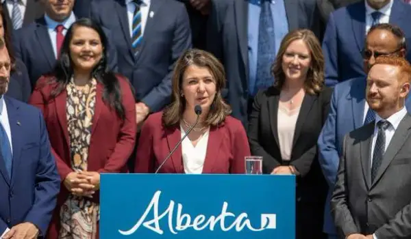 Alberta separatists threaten to oust Premier Danielle Smith over referendum question