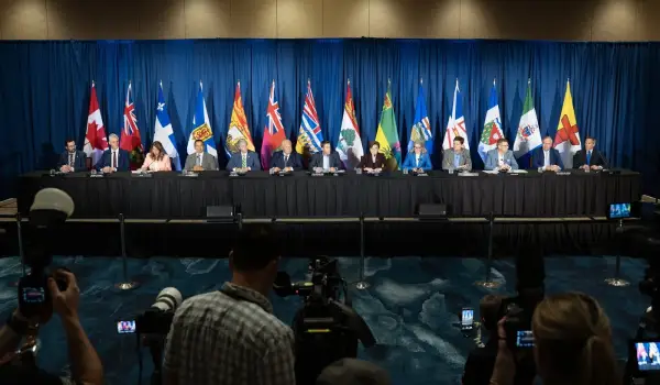 Premiers keeping cards close on constitutional changes pitched in Alberta referendum